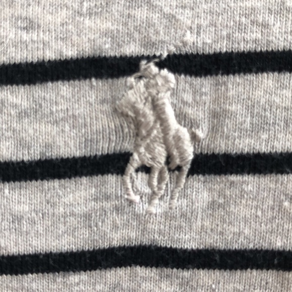 6/$30  (BUNDLE) RALPH LAUREN SPORT CREWNECK STRIPED TOP SIZE S IN GUC - Picture 4 of 4